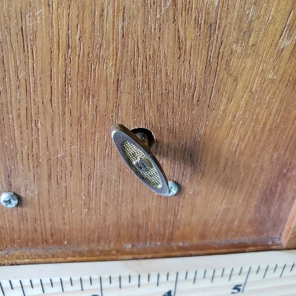 Vintage Schmid Bros Inc Musical Wooden Jewelry Chest,Tune No.201 Love Story. - Picture 8 of 13